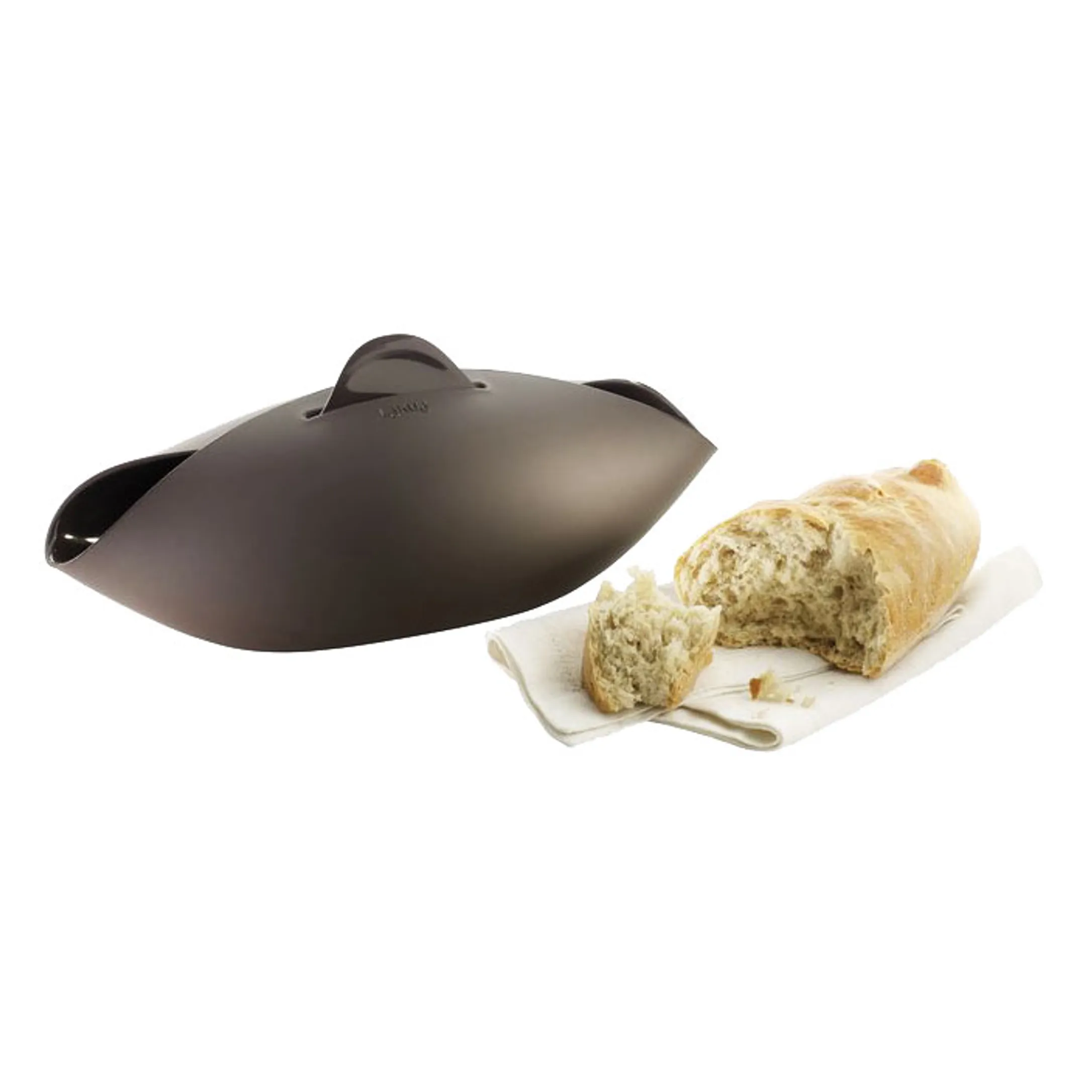 Lékué Moule à pain - Silicone - Brun image