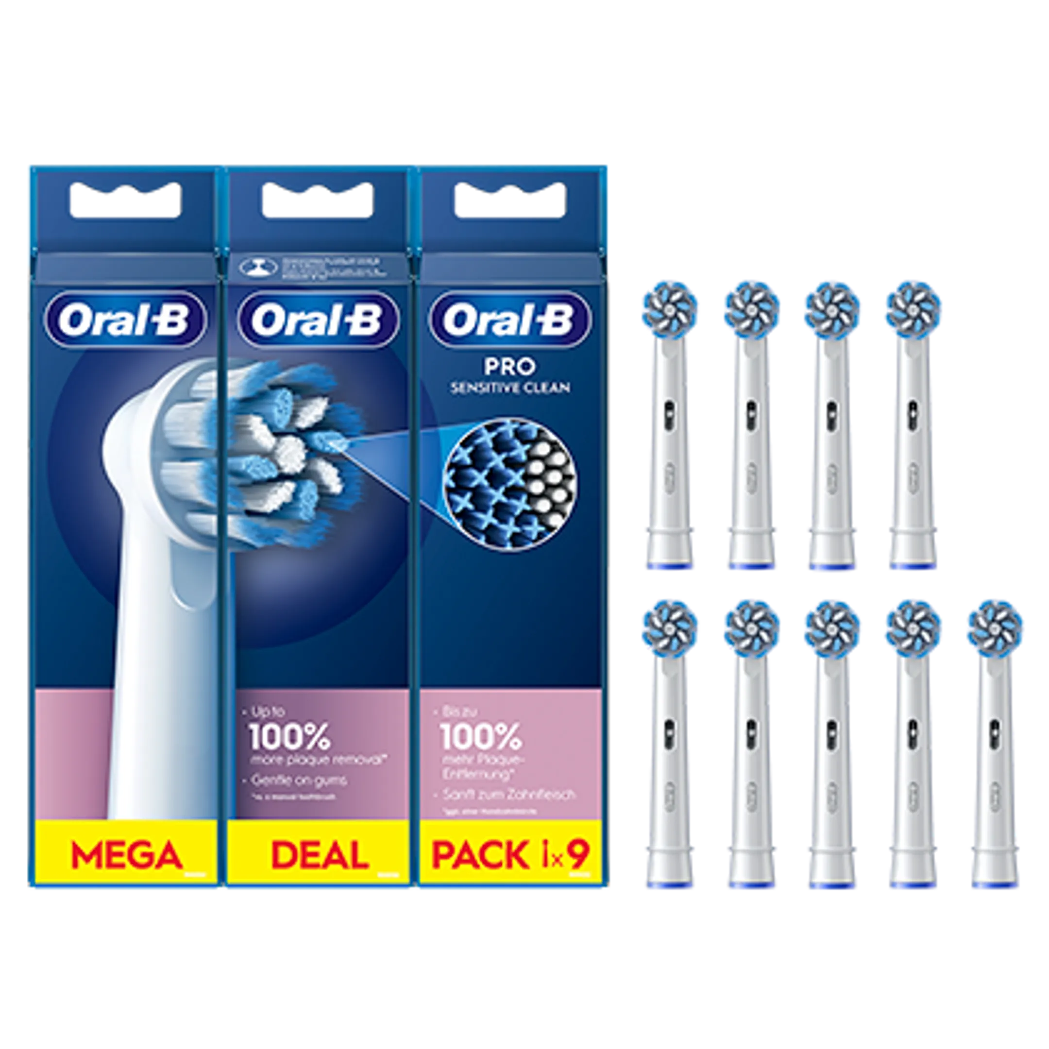 Brossettes Sensitive 3+3+3st