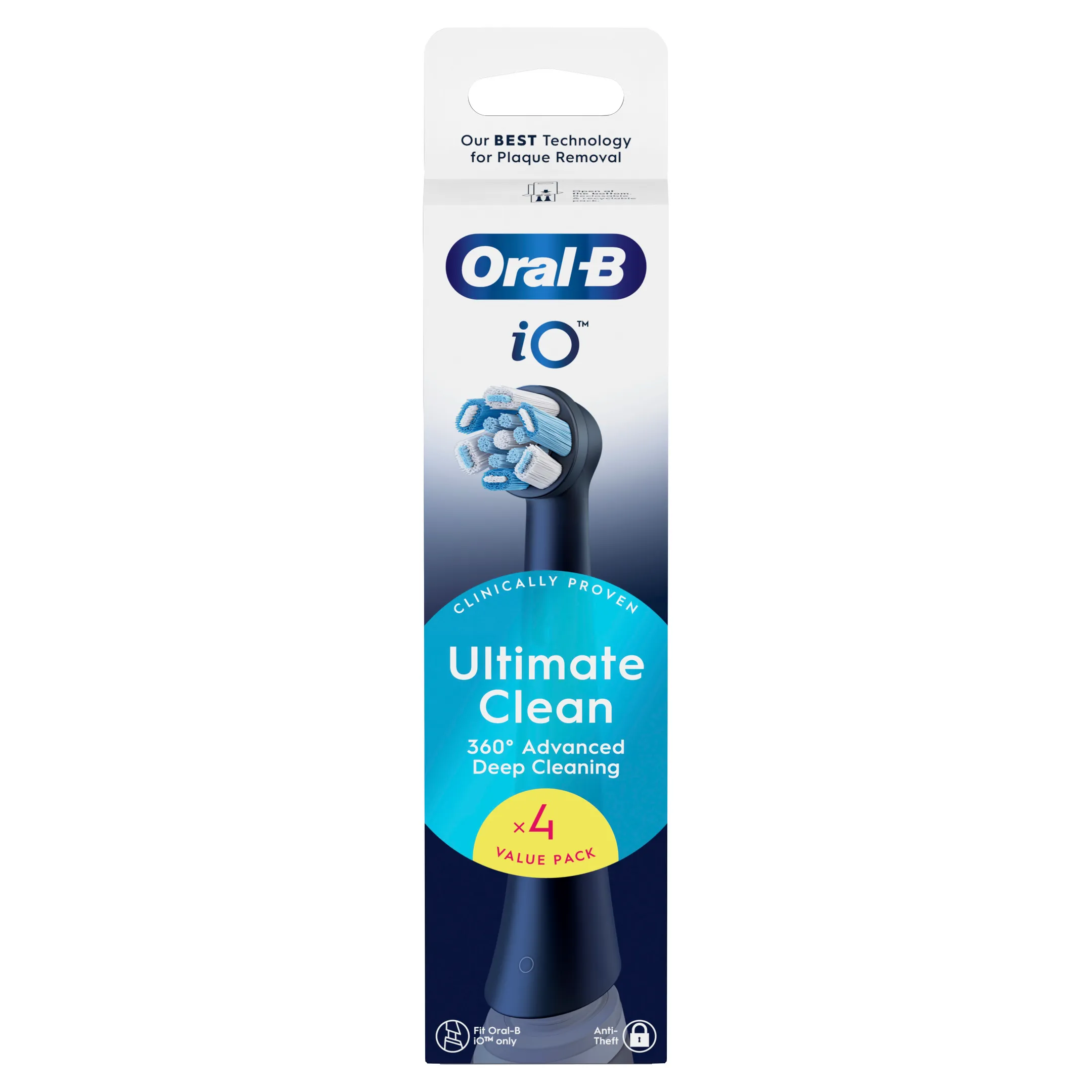 Oral-B Brossettes ORAL-B IO Ultimate clean noir 4CT image