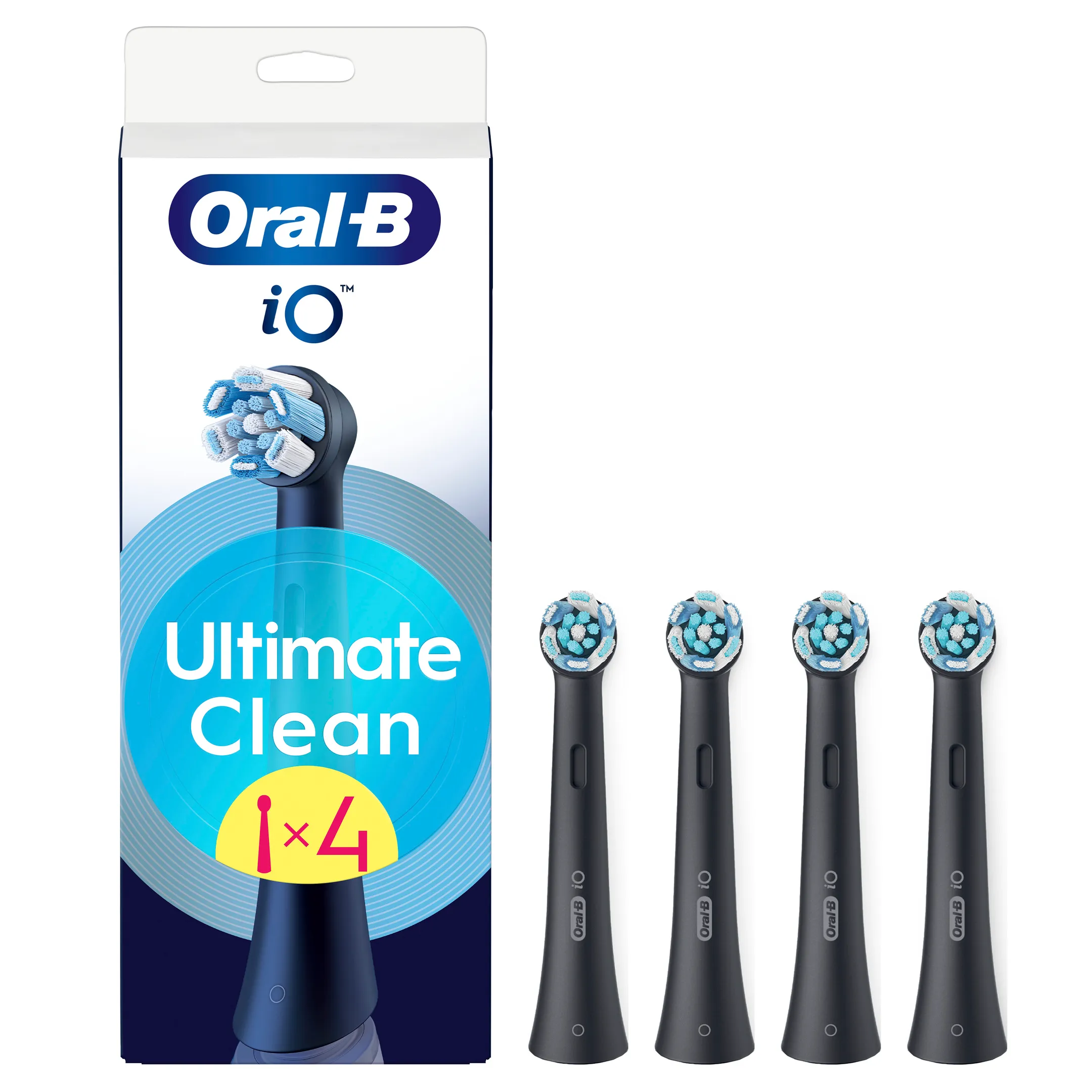 Brossettes ORAL-B IO Ultimate clean noir 4CT