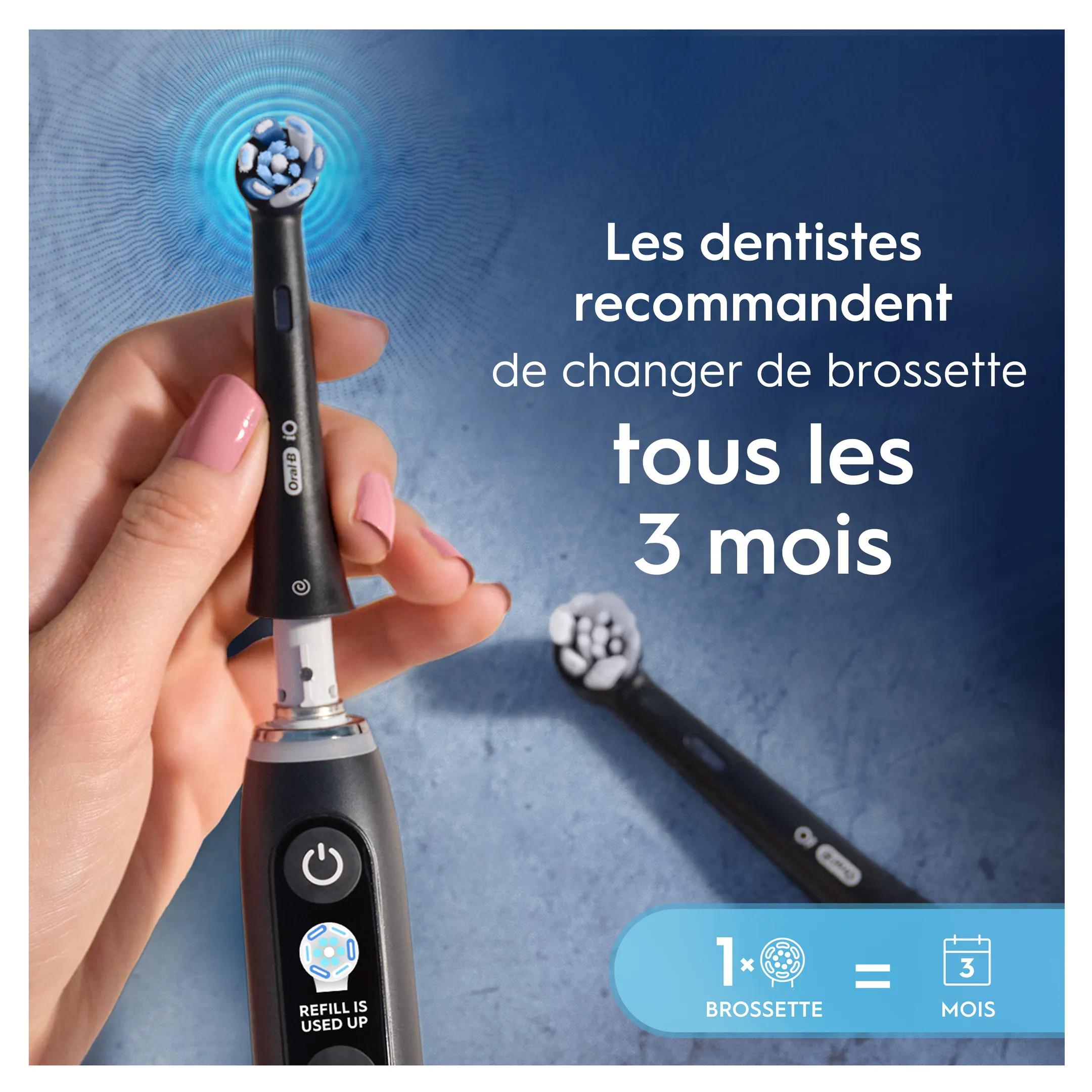 Oral-B Brossettes ORAL-B IO Ultimate clean noir 4CT image