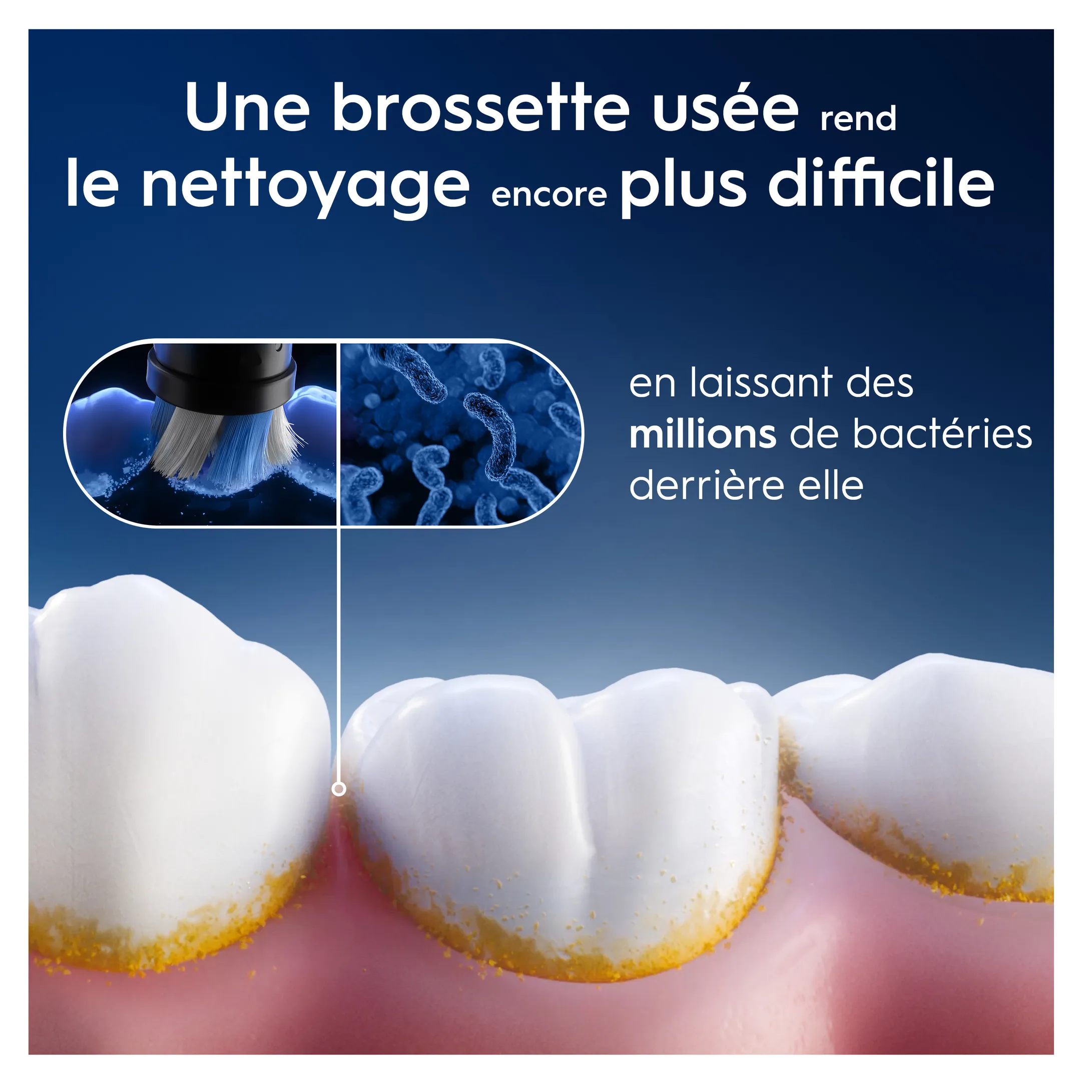 Oral-B Brossettes ORAL-B IO Ultimate clean blanc 4CT image