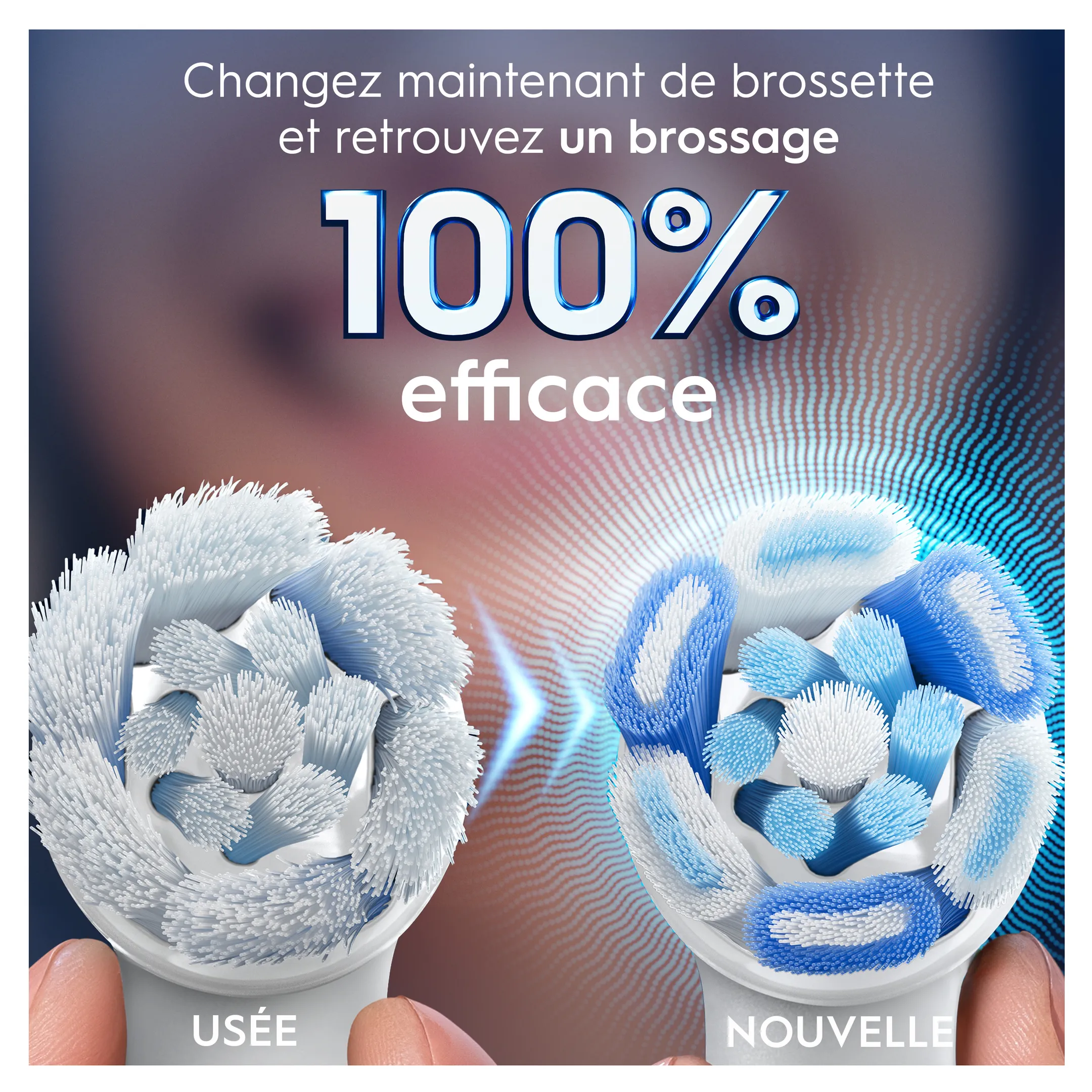 Oral-B Brossettes ORAL-B IO Ultimate clean blanc 4CT image