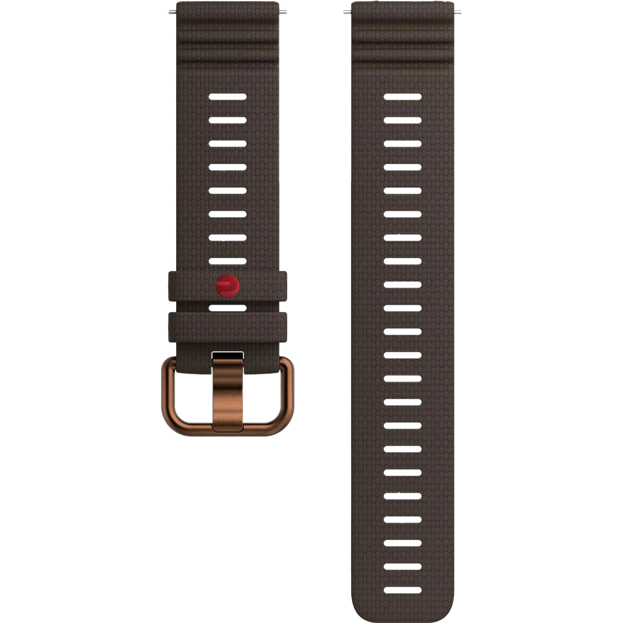 Bracelet en silicone 22mm S-L - Brune