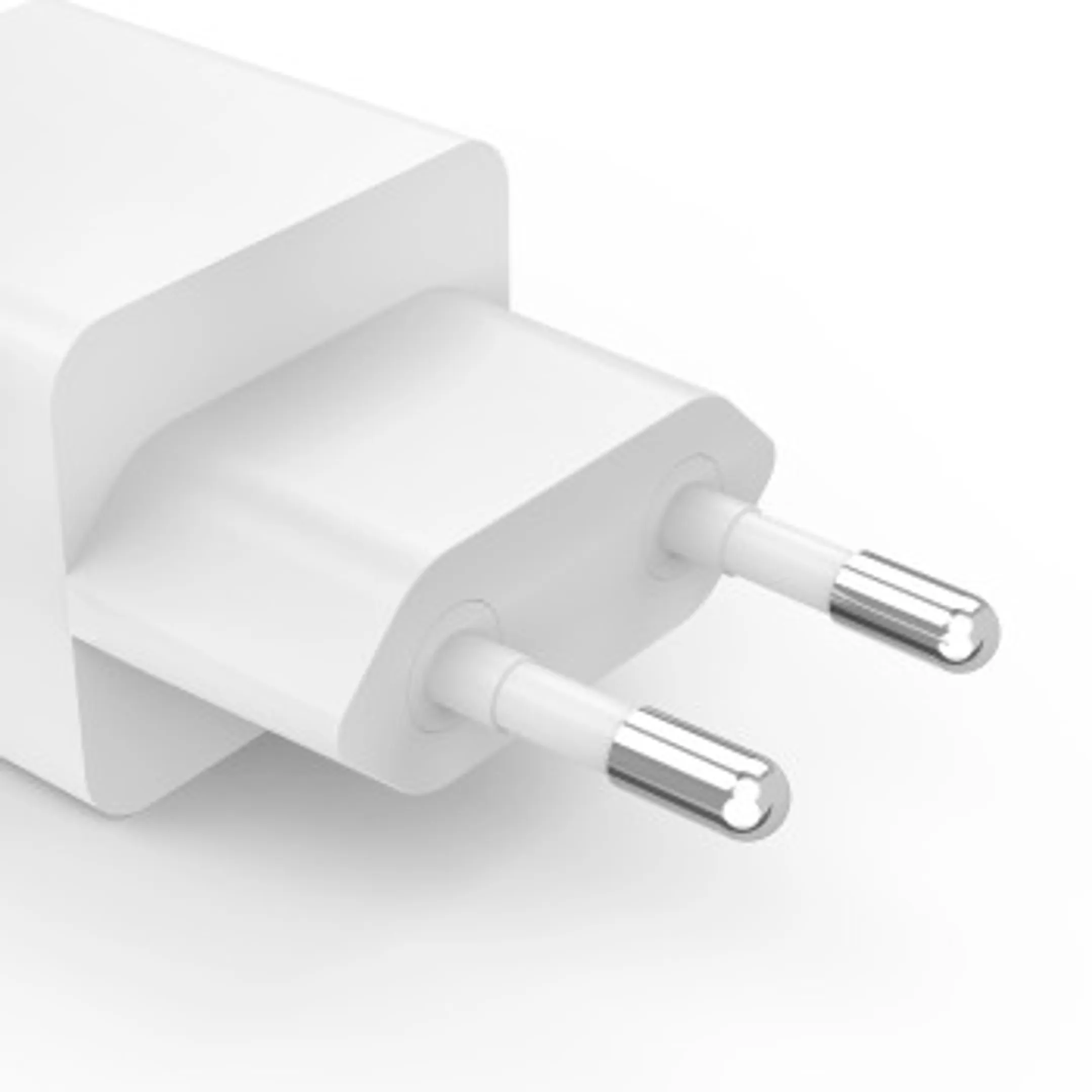 Hama Chargeur rapide, 1 USB-C, 1 USB-A, mini-chargeur, PD, 45 W, blanc image
