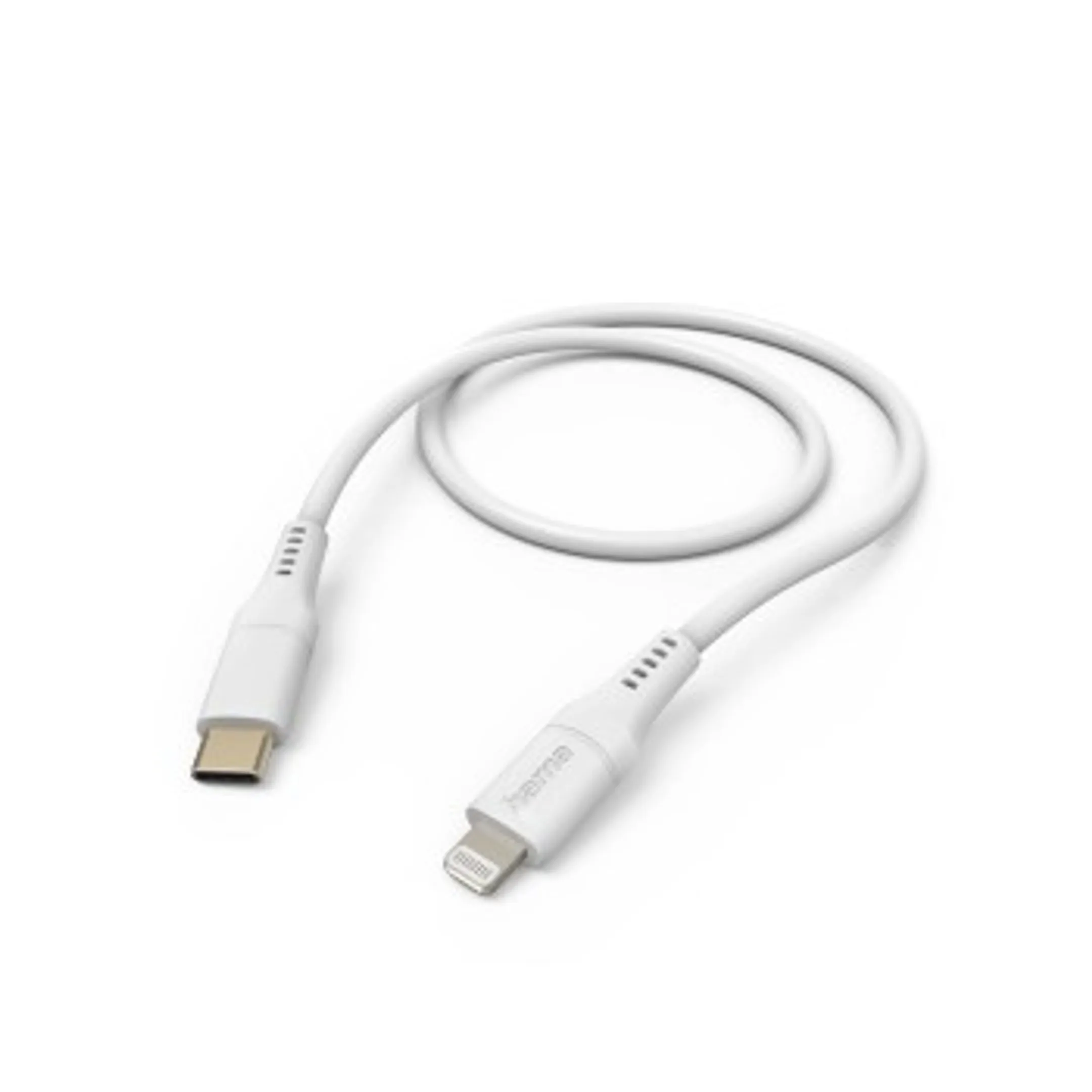 Hama Câble charge "Flexible", USB-C / Lightning, 1,5m, silic., pr iPhone, blc image
